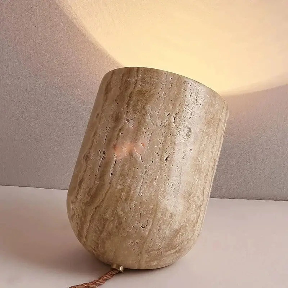 Farlux — on wooden shelf in raw organic interior