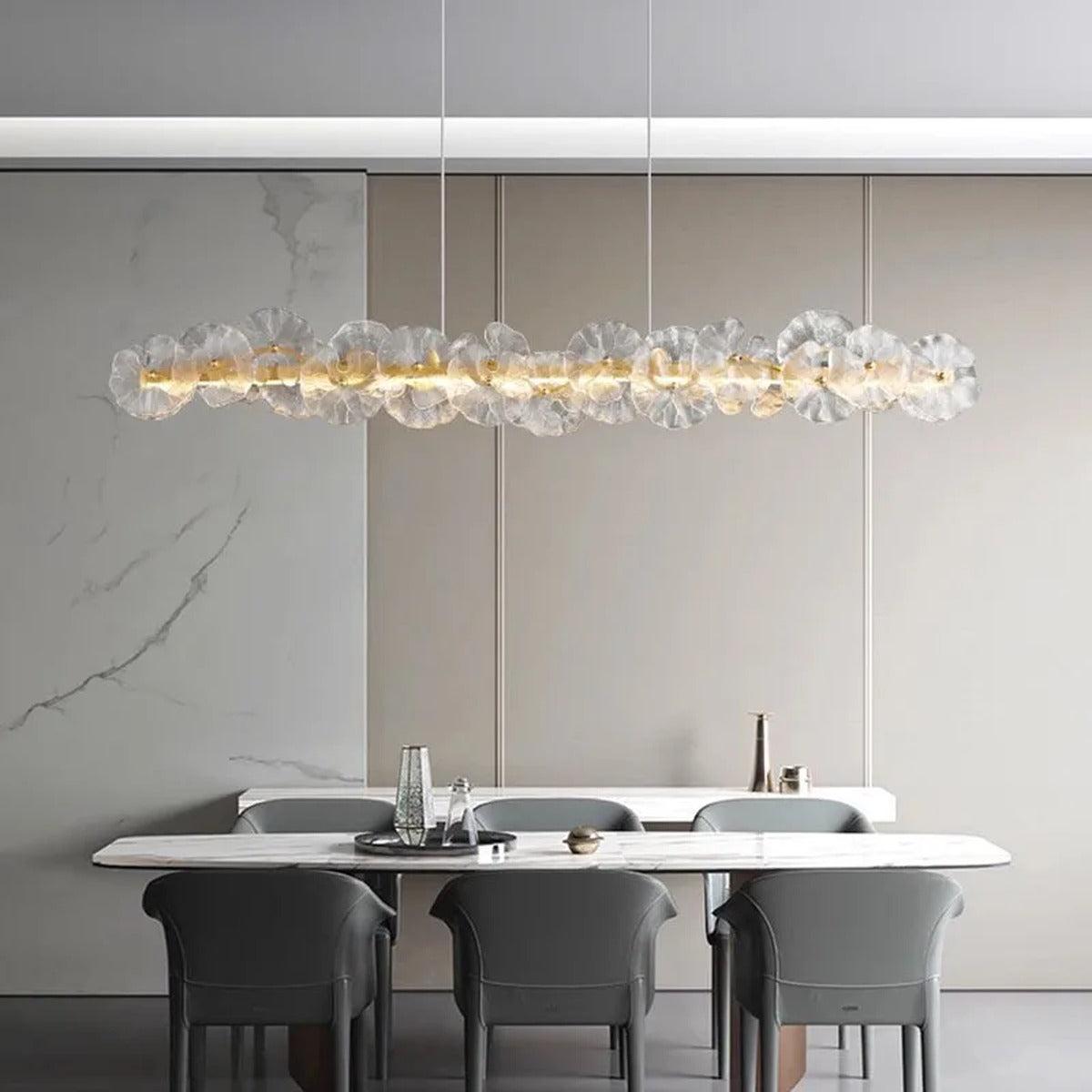 Florenza — Ø60cm round version above round dining table
