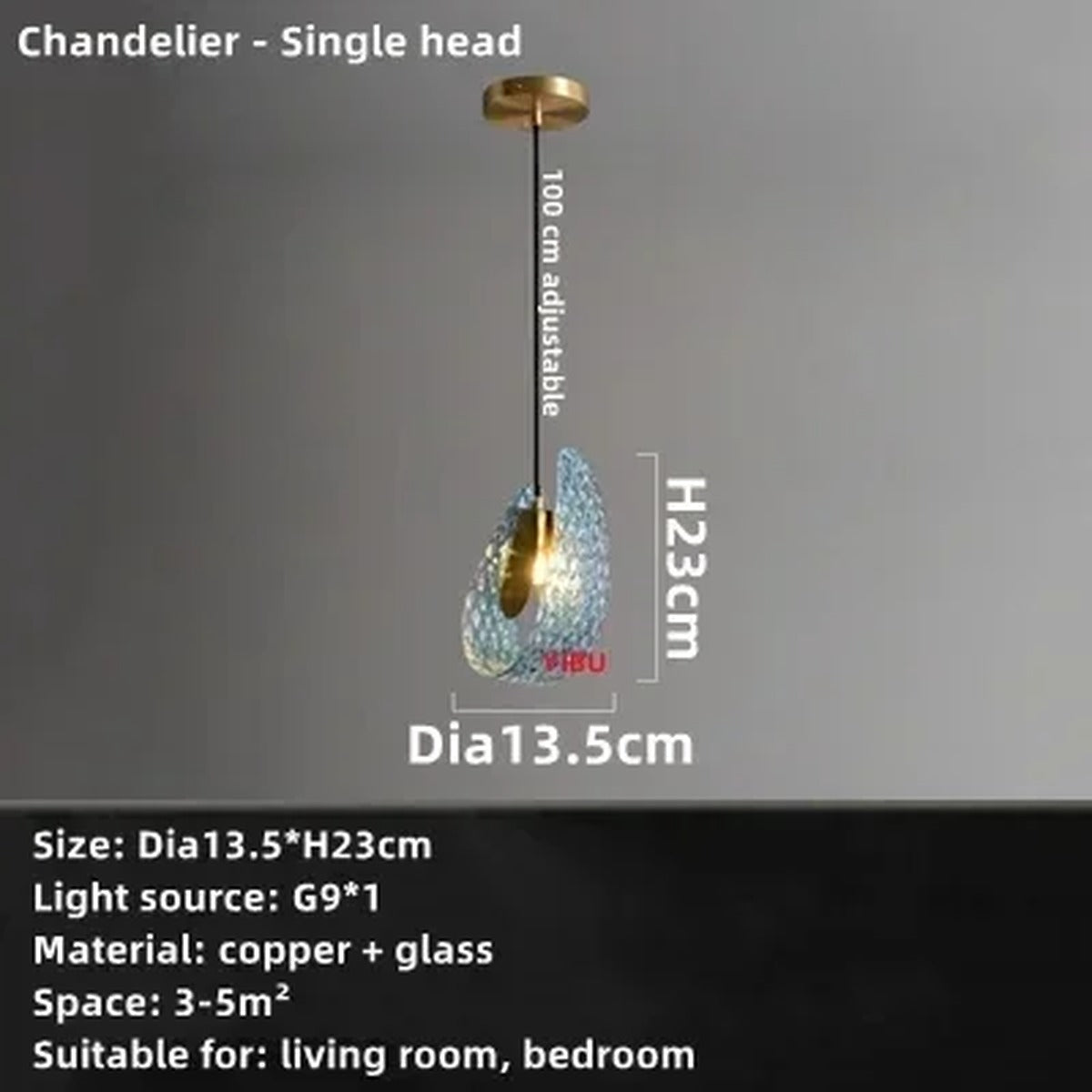 Pendant Light Luxara — Single Head