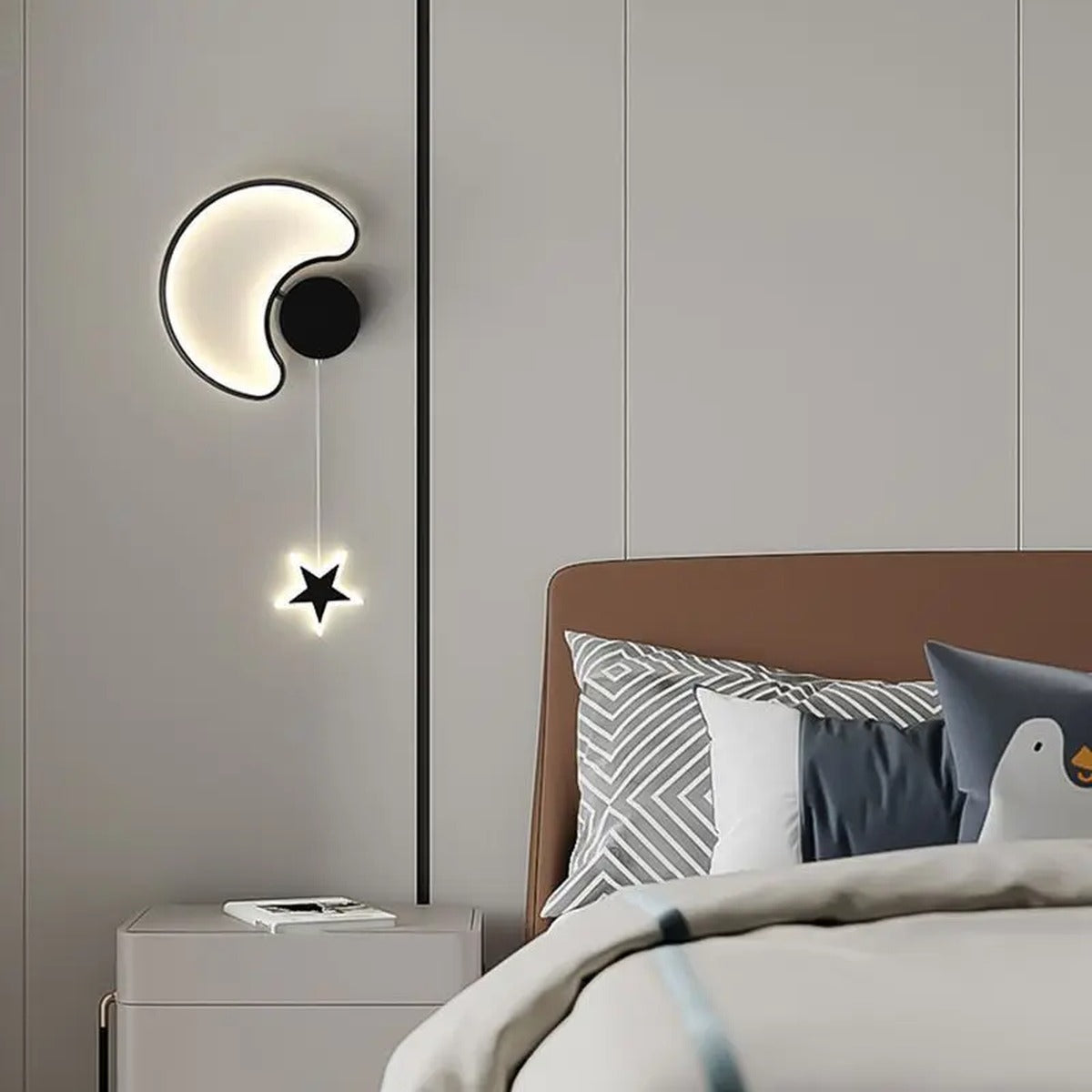 Cloud & Star LED Wall Sconce – Beloria – Lifestyle View 4