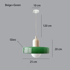 Solren Pendant Light — Beige & Green