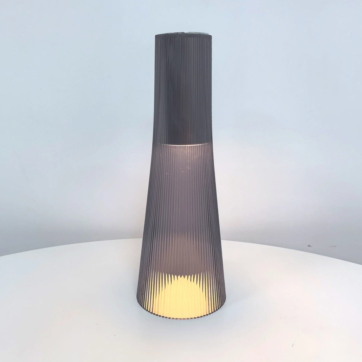 Rechargeable Ribbed Cone Cordless Table Lamp – Lumistro – Product Detail 6
