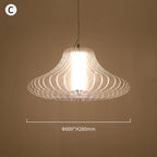 Vesperis Pendant Light – Style Wide Saucer, Ø60xH28cm
