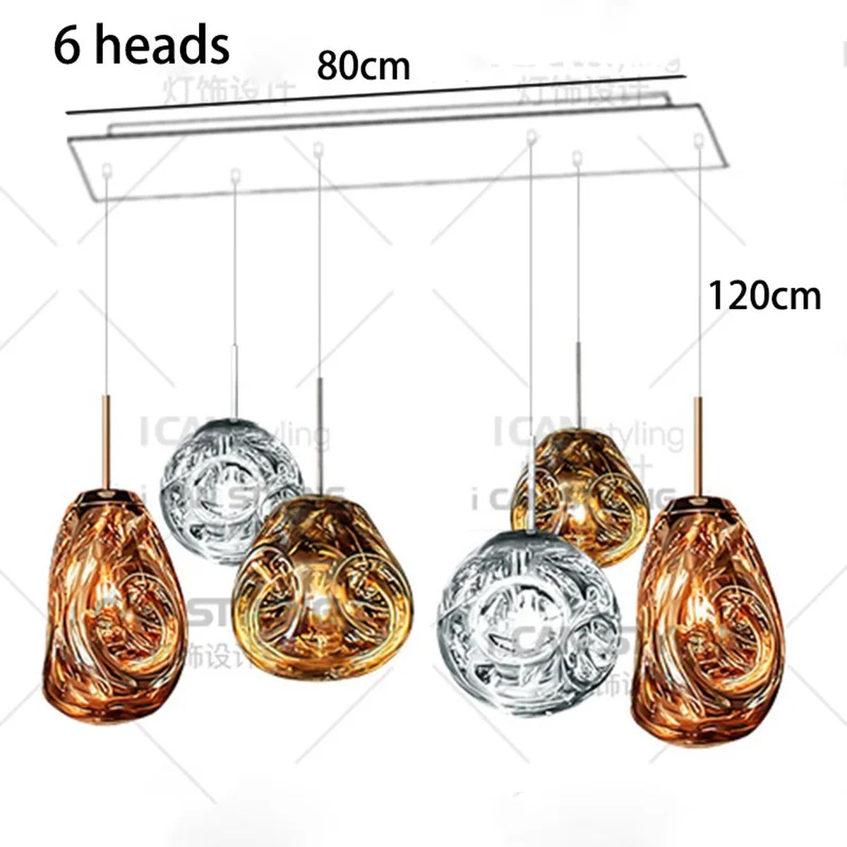 Nordic Ceremonial Glass Chandelier Welthorne – Product Detail 8