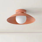 Saucer Globe Flush Ceiling Light – Hvrion – Lifestyle View 2