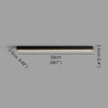 Sorendale Linear Ceiling Light – Black 50cm Dimensions