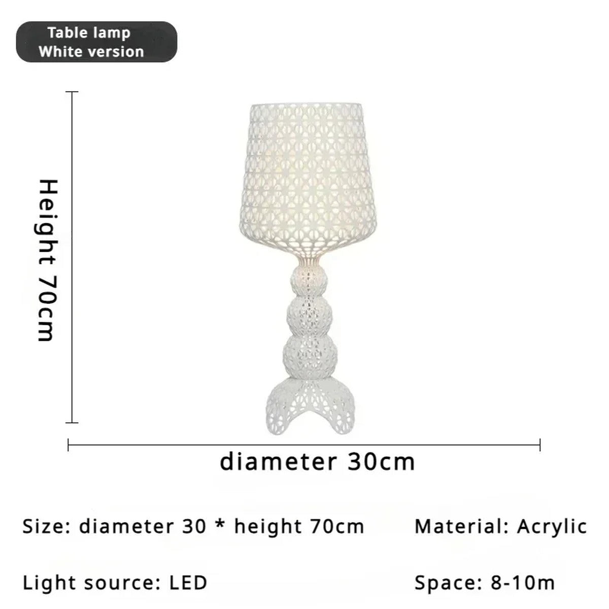 Crystal Air Minimal Table Lamp Seraphel – Product Detail 12