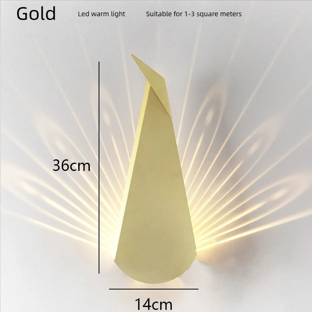 Blade Cone Sunray Wall Sconce – Cevorn – Product Detail 10