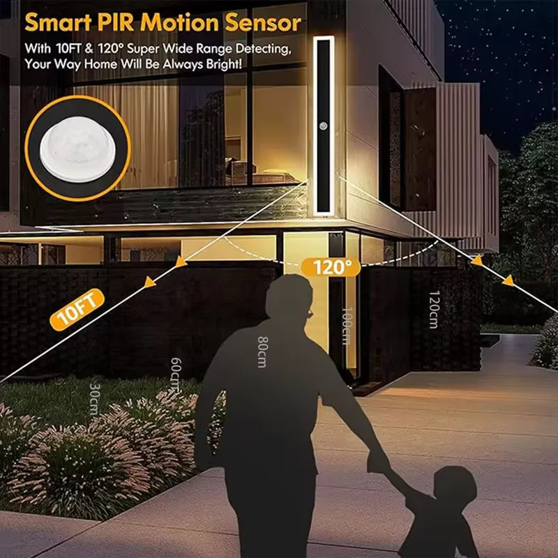 Veltora PIR motion sensor detection range, 120 degrees, up to 10ft