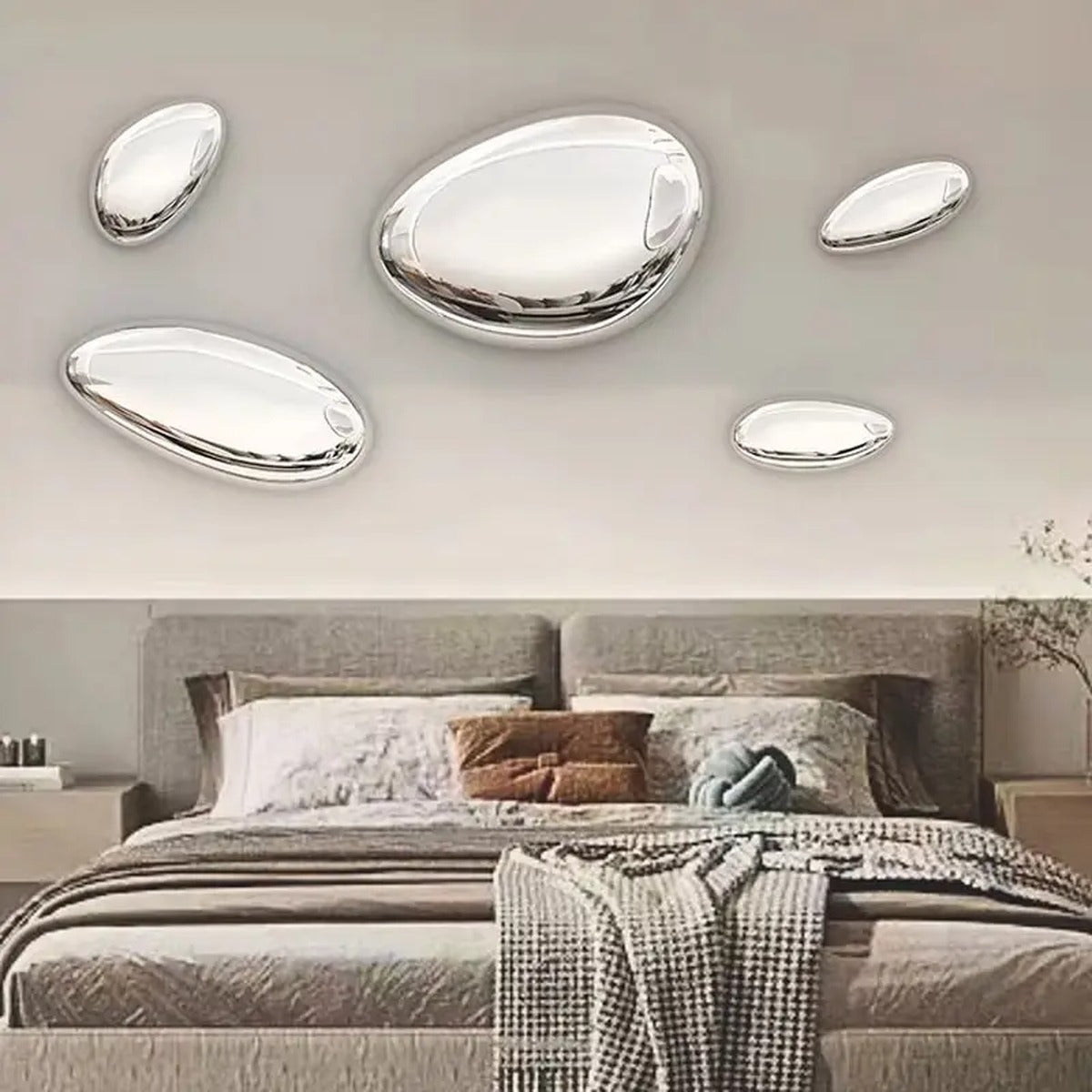 Convex Chrome Dome Wall Sconce – Formaxis – Lifestyle View 2