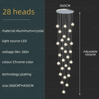 Spiral K9 Crystal Cluster Chandelier Jelvorn – Product Detail 18