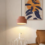 Tiered Ribbed Drum Pendant Light – Zenithral – Lifestyle View 3
