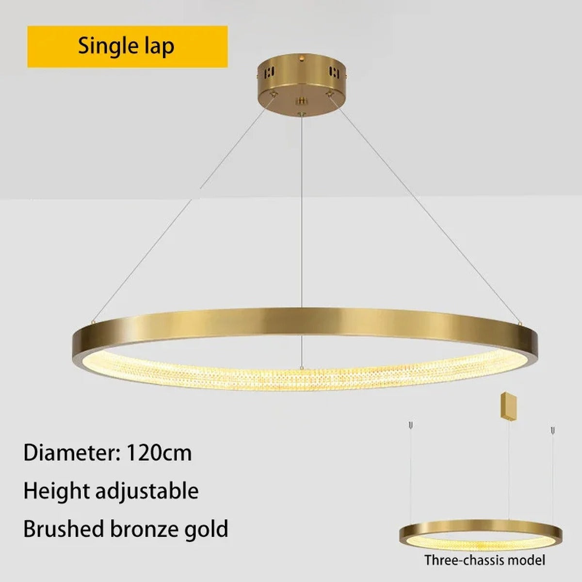 Refined Circle Chandelier Hovantis – Product Detail 9