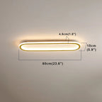 Oval LED Flush Ceiling Light – Velantro – Product Detail 14