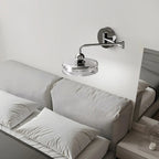 Articulated Arm Glass Ring Wall Sconce – Evorn – Hero Shot