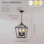 Heritage Lantern Cage Chandelier – Daelston – Product Detail 7