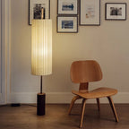 Pleated Cylinder Floor Lamp – Evran – Product Detail 5