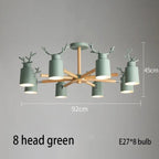 Nordic Antler Wood Arm Cone Chandelier – Birken – Product Detail 16