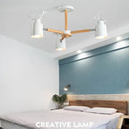 Nordic Antler Wood Arm Cone Chandelier – Birken – Hero Shot