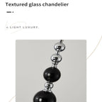 Beaded Chain Glass Globe Pendant Centralis — bead chain detail