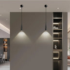 Minimalist Black Metal Pendant Light Restrix – Lifestyle View 3