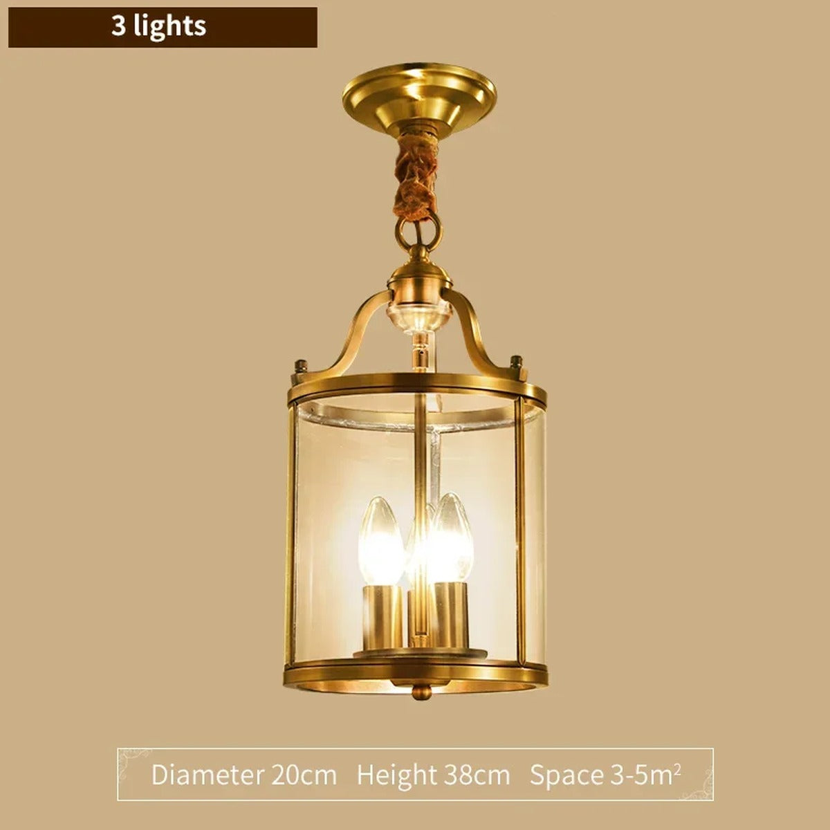 Chandelier Kaliva — Ø20cm