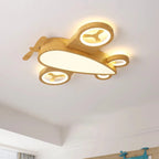 Wooden Aeroplane LED Flush Ceiling Light – Pluvion – Lifestyle View 2