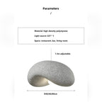 Sculptural Stone Cloud Pendant Light Velaro – Dimensions & Parameters