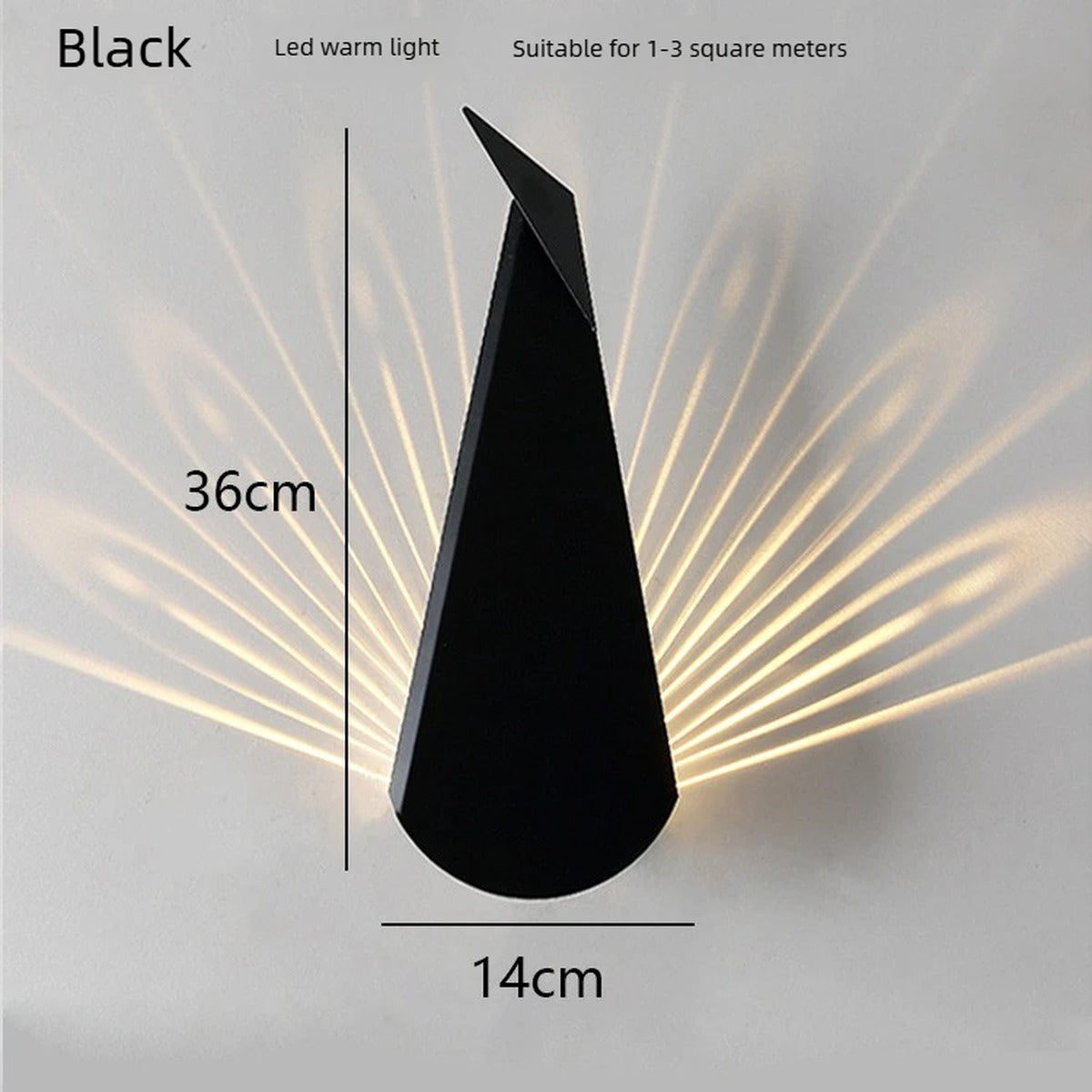 Blade Cone Sunray Wall Sconce – Cevorn – Product Detail 6