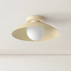 Saucer Globe Flush Ceiling Light – Hvrion – Hero Shot
