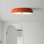 Minimal Drum Flush Mount Ceiling Light – Umbravex – Hero Shot