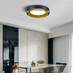 Geometric Double Ring Ceiling Light Orbeon – Lifestyle in Dining Room