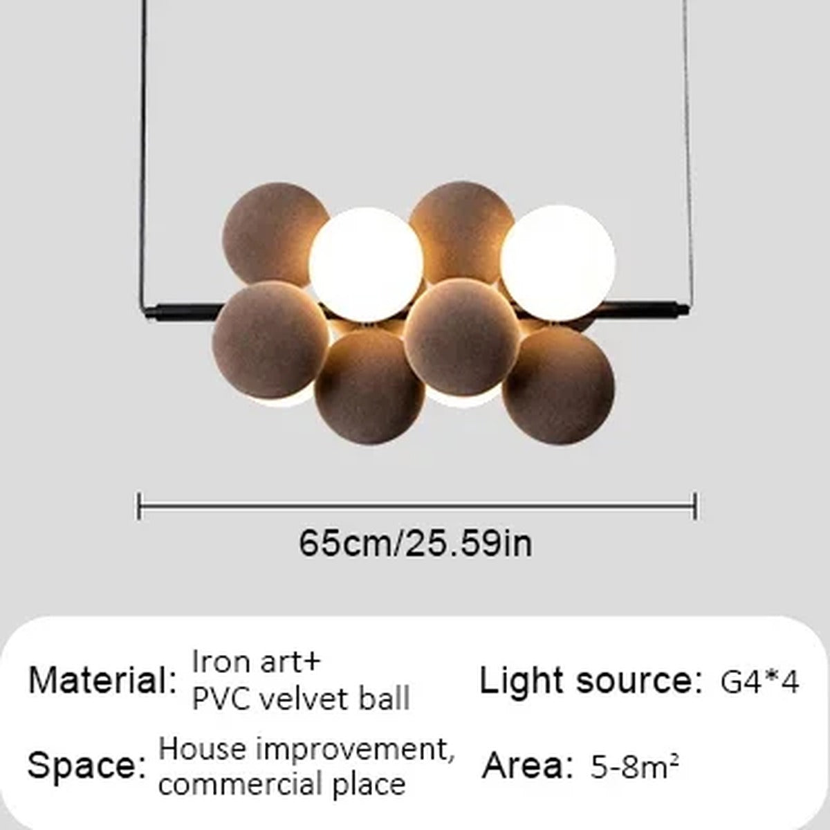 Sculptural Art Object Pendant Light Curathis – Product Detail 8