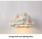Nordic Rock Pendant Light Bvaelorn – Orange White Rock Finish