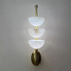 Triple Alabaster Bowl Stack Wall & Pendant Light – Kolvent – Lifestyle View 3