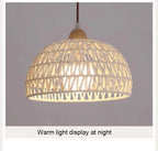 Gwaelindra pendant light — night warm light detail