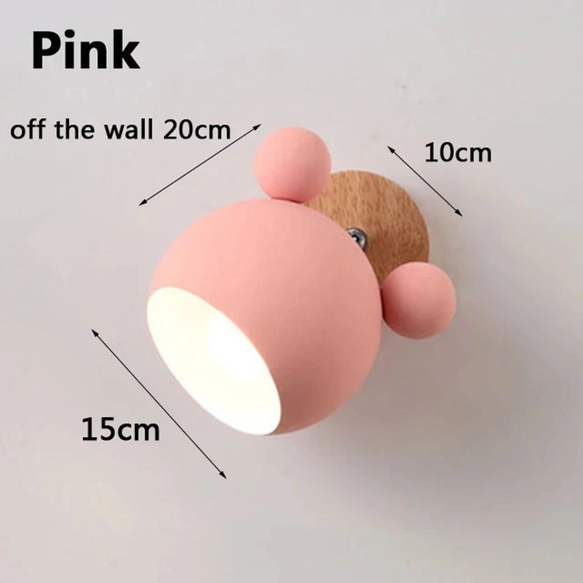 Whimsical Bear Wall Sconce – Descendra – Product Detail 10