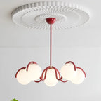 Jaelston 6-Globe Bouquet Chandelier in Red – Lifestyle