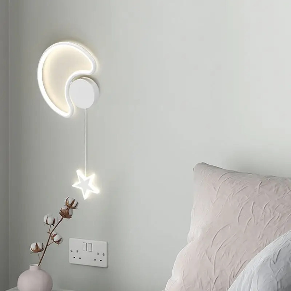 Cloud & Star LED Wall Sconce – Beloria – Lifestyle View 3