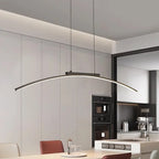Architectural Gold Arc Pendant Light Curvanth – Product Detail 5