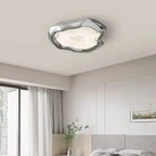Organic Molten Form Flush Ceiling Light – Celarix – Lifestyle View 2