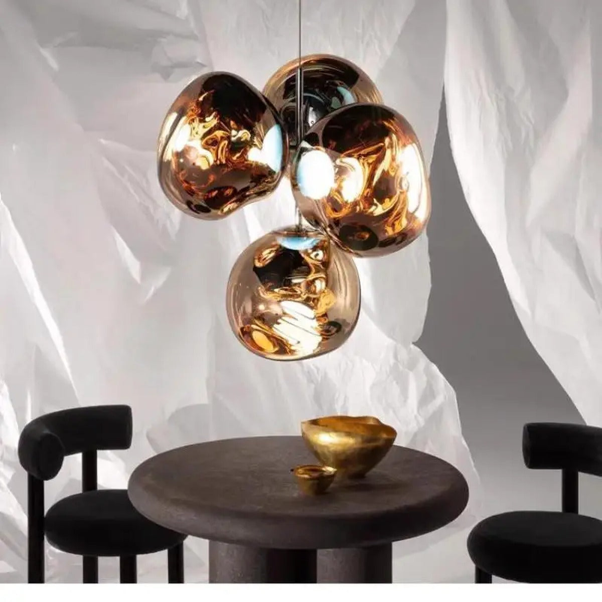 Mirror-Finish Melt Cluster Chandelier Convera – Lifestyle View 2