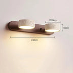 Japanese Marble Round Wall Sconce Shizenka – Product Detail 7