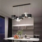 Geometros multi-cube LED pendant bar light architectural