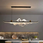 Mountain Landscape LED Linear Pendant – Ievorn – Hero Shot