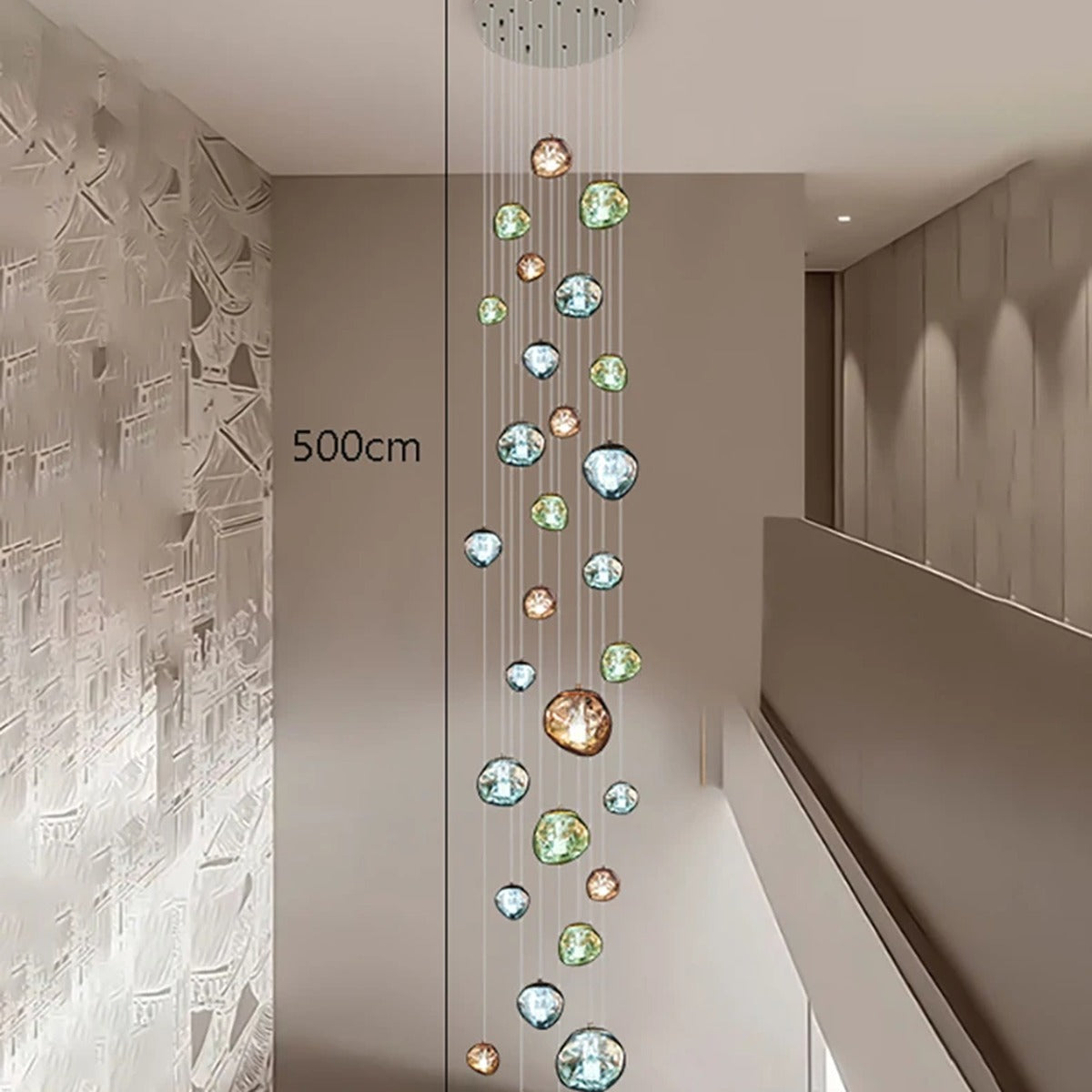 Grand Sculptural Statement Chandelier Hevon – Product Detail 14