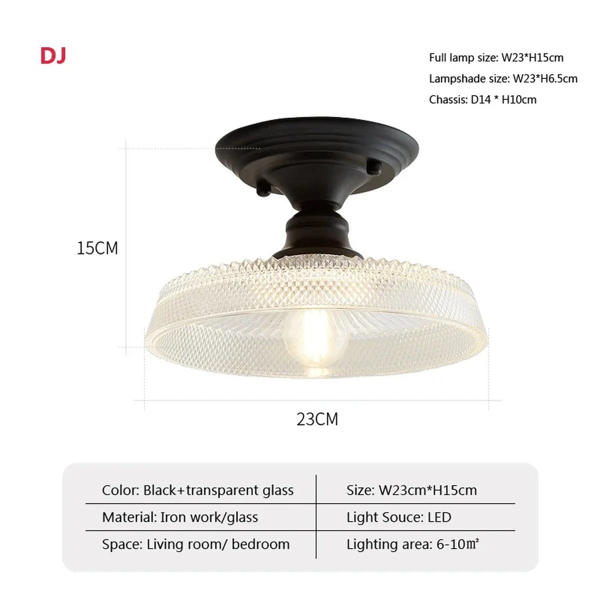 Ceiling Light Soloria — DJ