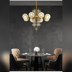 Frosted Glass Bubble Sputnik Chandelier – Nivora