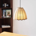 Pleated Linen Dome Pendant & Bar Light – Xevanth – Lifestyle View 3