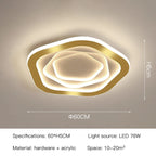 Faelora ceiling light, Gold 60cm variant